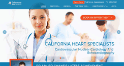 Desktop Screenshot of caheartspecialists.com